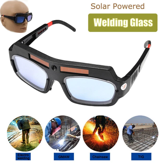 Protection Helmet Mask Solar Powered Auto Darkening Welding Glasses Welder