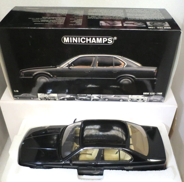 1/18 MINICHAMPS 1988 BMW 535i E34 IN BLACK 1988 - 1995