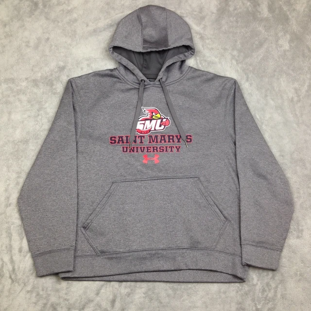 Uomo Under armour College Xstorm1 Larga Fit Grigio Pullover con Cappuccio - Size