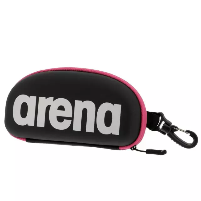 Etui Arena Goggle case black fuschia Noir 14436-UNI - Neuf