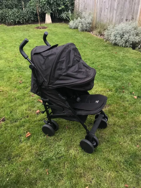 Elodie Details Stockholm stroller Pushchair Black with Cosy Cushion