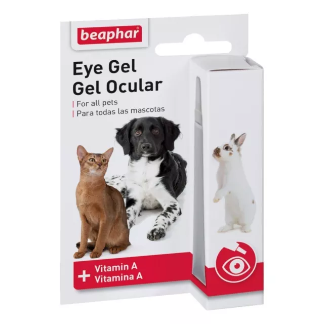 Beaphar Ojo Gel para Perros, Gatos y Pequeño Mascotas 5ml