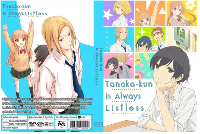 Tanaka-kun Is Always Listless Anime Series+7 Specials Dual Audio English/Japanes