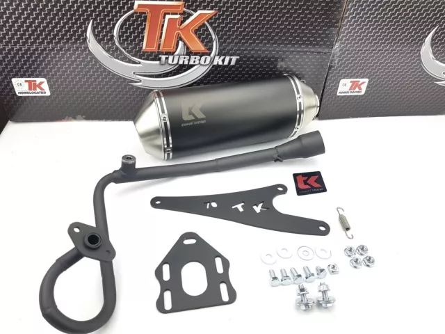 Turbo Kit G Max Edelstahl Sport Auspuff Honda Zoomer NPS 50 4T Auspuffanlage NEU