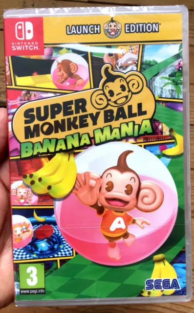 Super Monkey Ball Banana Mania Neuf Sous Blister Nintendo Switch Fra New Sealed