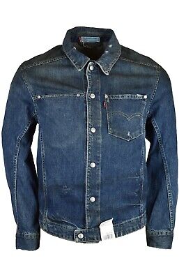 levis giacca giubbotto giubbino di jeans levi's da uomo vintage engineered S 44 3