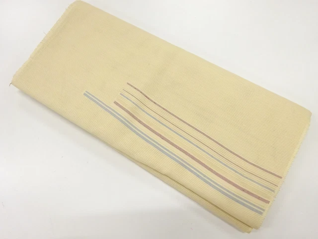6789628: Japanese Kimono / Antique Araihari For Summer Kimono / Woven Abstract S
