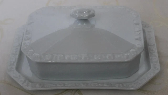 Rosenthal Maria Weiß Butterdosen-Deckel – Ersatzdeckel Für Butterdose, Klassisches Design
