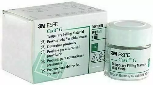 Original 3M Cavit G Dental Temporary Filling Material 28g WITH BOX 3