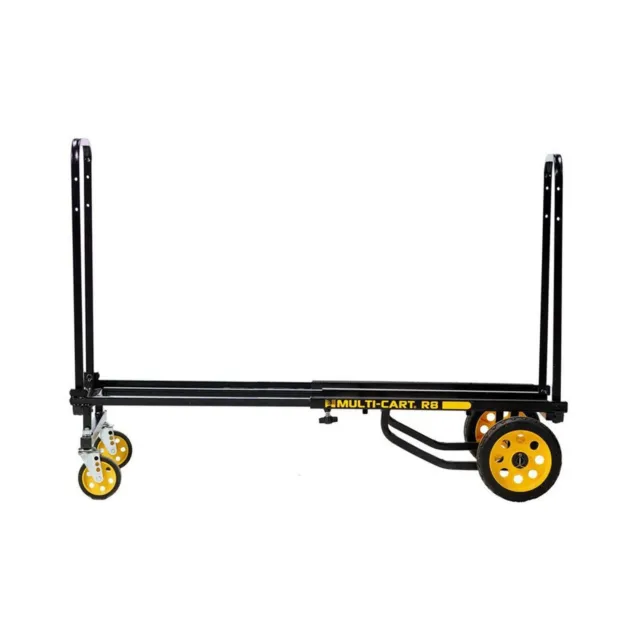 Rock N Roller R8RT Folding Cart Hand Truck Dolly Platform 34" 52" Black Yellow