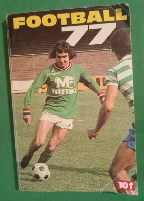 Carte De Collection ASSE 1976-77 – Dominique Rocheteau (Manufrance) – Bon état