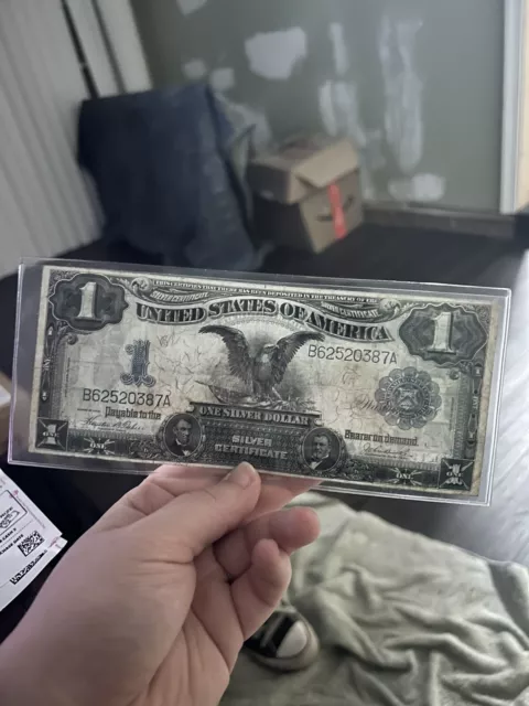 1899 $1 One Dollar Black Eagle Silver Certificate Note Fr#236