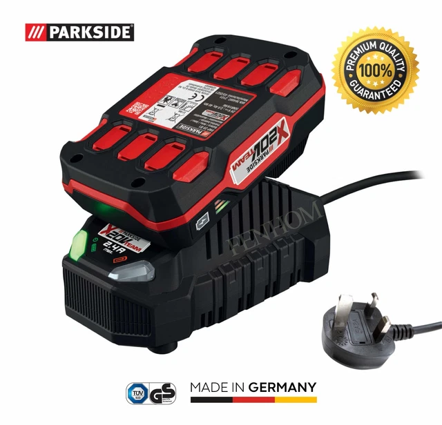 Parkside 20 V 2Ah Akku + Ladegerät für Akku-Auto-Schlagschrauber PASSK 20-Li A1