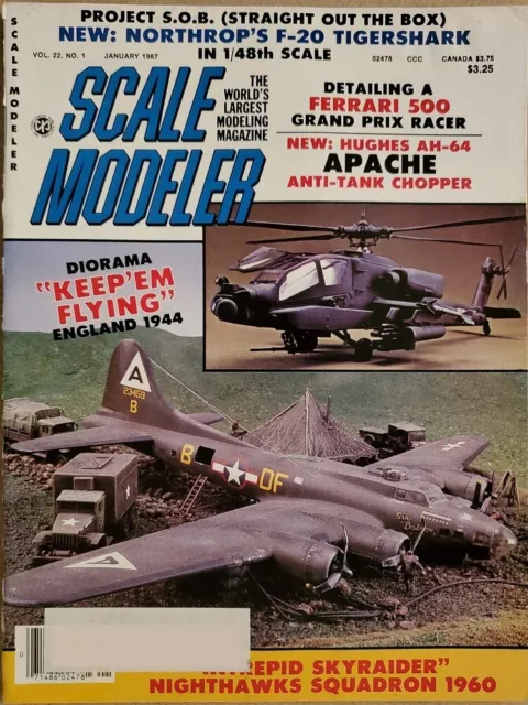 Scale Modeler Magazine - Lot of 12 - 1987