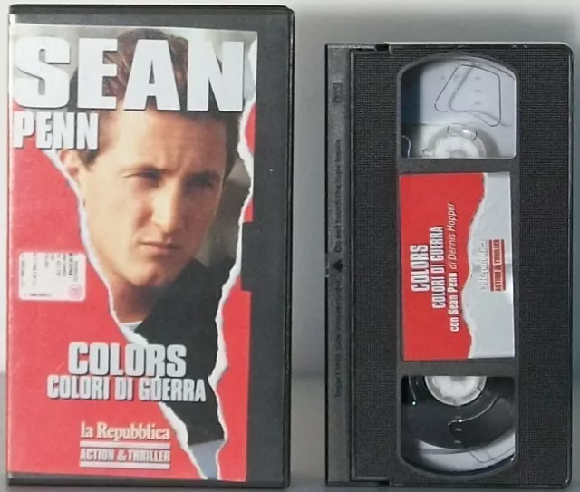 COLORS colori di guerra Sean Penn Robert Duvall FILM VHS