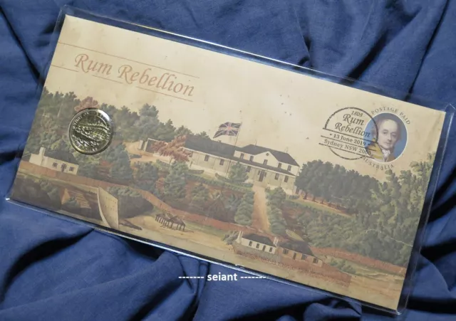 2019 PNC Rum Rebellion $1 One Dollar Mutiny on the Bounty ERROR Coin +Stamp RARE