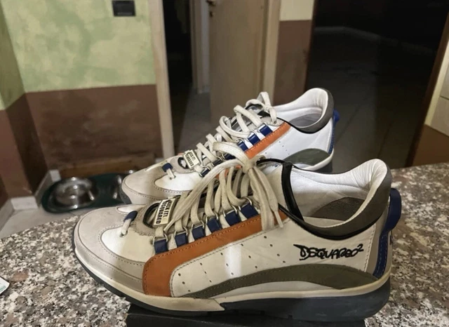 SNEAKERS DSQUARED2 100 Vera pelle n. 44 Buonissime condizioni Made in Italy EUR 29 75 PicClick IT