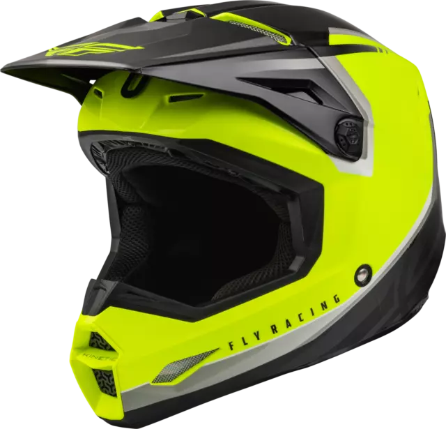 FLY RACING KINETIC Vision Helmet (2023) Md Hi Viz/Black $97.97 - PicClick