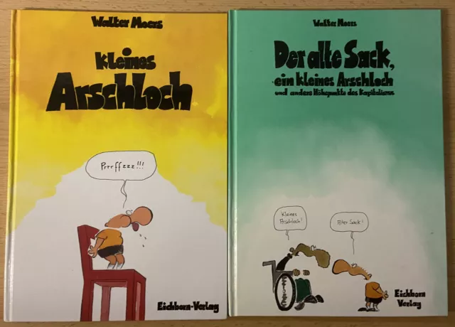 2 Comics: Das Kleine Arschloch + Der Alte Sack. HC. Walter Moers