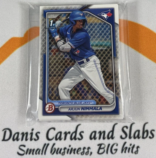 2024 BOWMAN BASEBALL Arjun Nimmala 1st Paper Lot Of 25 No.BP142 0.99