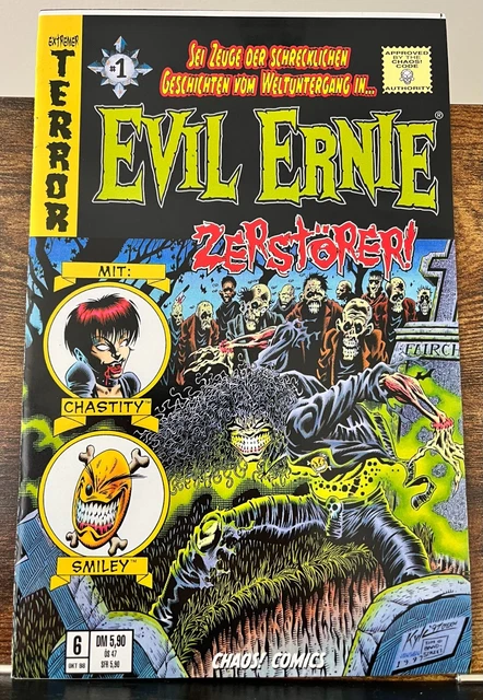 Evil Ernie # 6 variant edition, German edition, very Rare, high grade