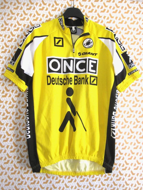 Maillot cycliste ONCE etxeondo Team 1989 Jersey cycling