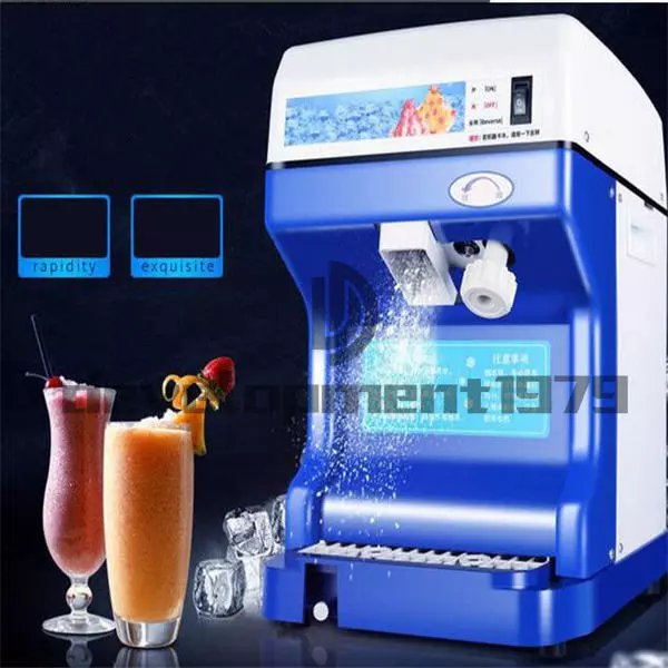 ONE Commercial Electric Ice Shaver Ice Crusher Snow Cone Machine Ice Maker 220V