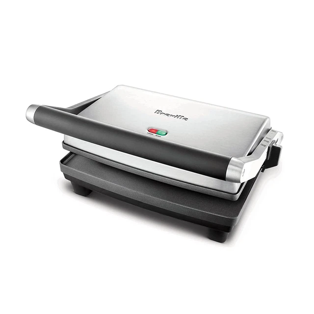 Breville Duo 1500-Watt Nonstick Panini Press, Silver