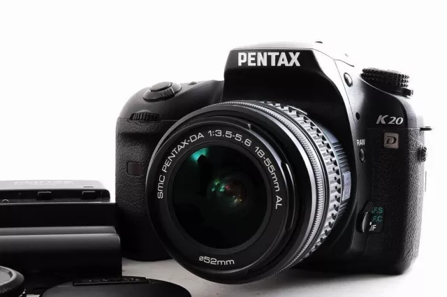 【Obturador bajo 6k MINT】PENTAX K20D 14.6MP Cámara SLR digital Kit de lentes...