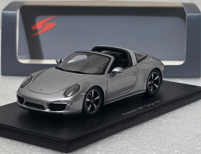 Porsche 911 Turbo 3.3 Targa Année 1989 rouge 1:43 Spark