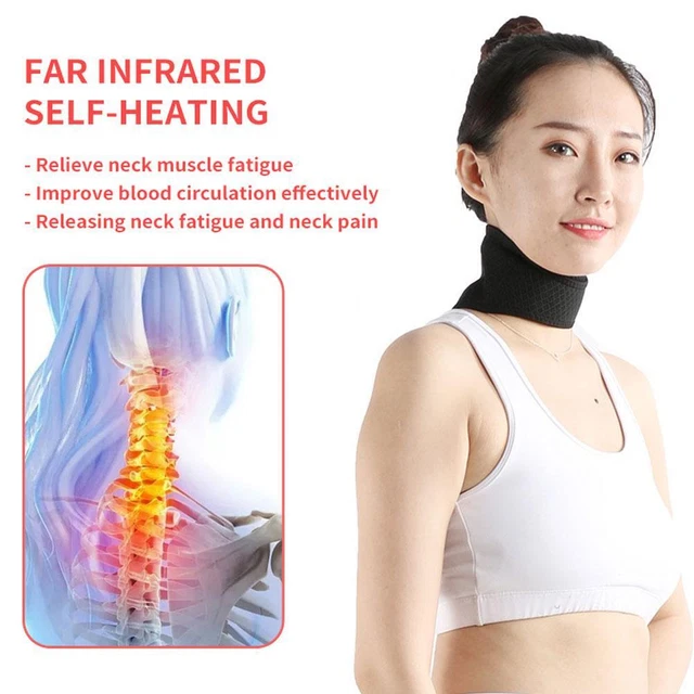 Breathable Mesh Neck Brace For Pain Relief - Cervical Collar Support -50% Z0G2