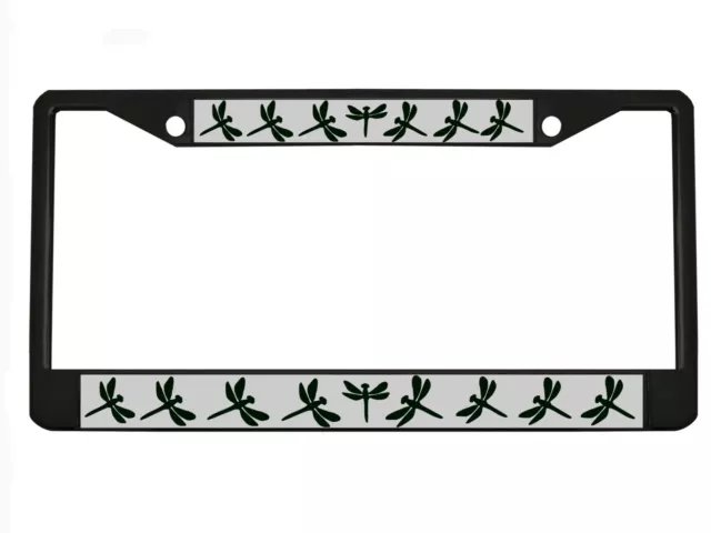 Dragon Butterfly Design Car License Plate Frame Auto Tag Holder