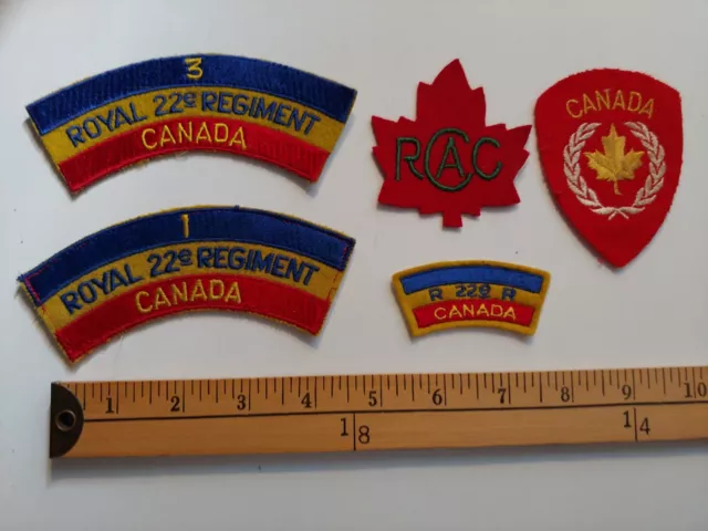 * 5 RCAC Royal Canadian Air Cadets Patch Crest Badge 22Nd Regiment ...