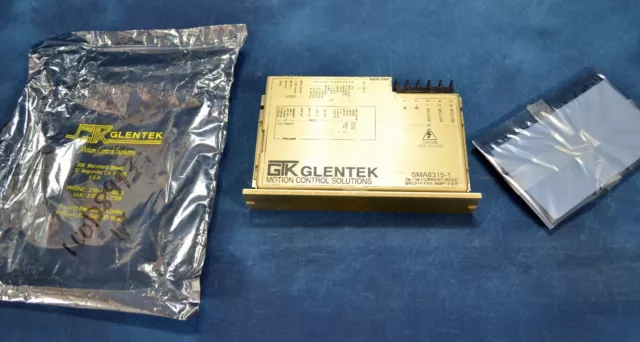 Glentek SMA8315-168-008G-1 Motion Control Brushless Amplifier 2ø/3ø Current Mode