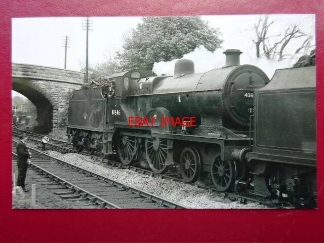 PHOTO LMS Class 2P Loco No 40646 At Wetherby 1962 £2.00 - PicClick UK