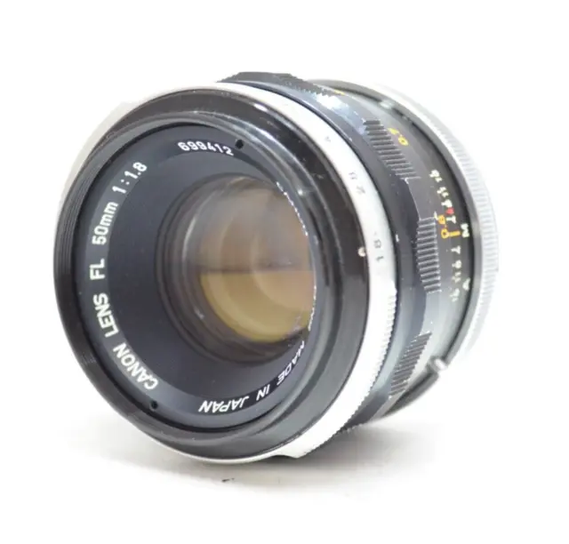 【Mint】 Canon FL 50mm f/1.8 MF Standard Prime Lens From JAPAN  #377