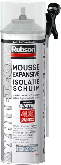 Sader Mousse Expansive Polyuréthane PU Aérosol – Multi-Usages : Isoler,  Reboucher, Caler – Tous Supports – Intérieur et Extérieur – Blanche – Bombe