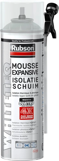 Mousse Expansive Isolation Thermique Et Phonique, Blanche, Aérosol De 500 Ml