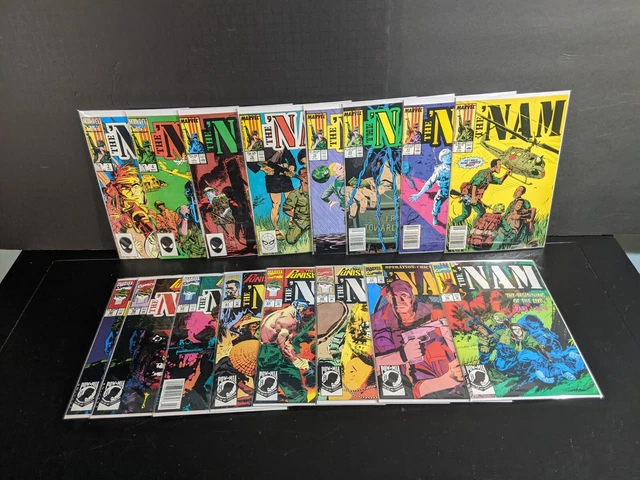 THE 'NAM #2 4 5 58 16 18 25 33 36 53 67 68 69 72 79 Marvel Comics Lot Of 15