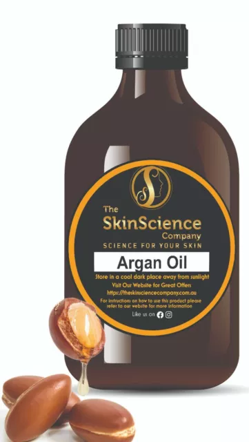 Organic Moroccan Argan Oil Treatment For Hair, Skin, Face, Nails - BULK BUY