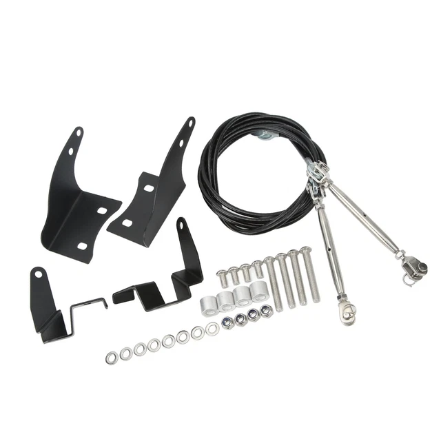 Support De Capot Moteur En Acier De Traction De Câble Métallique De