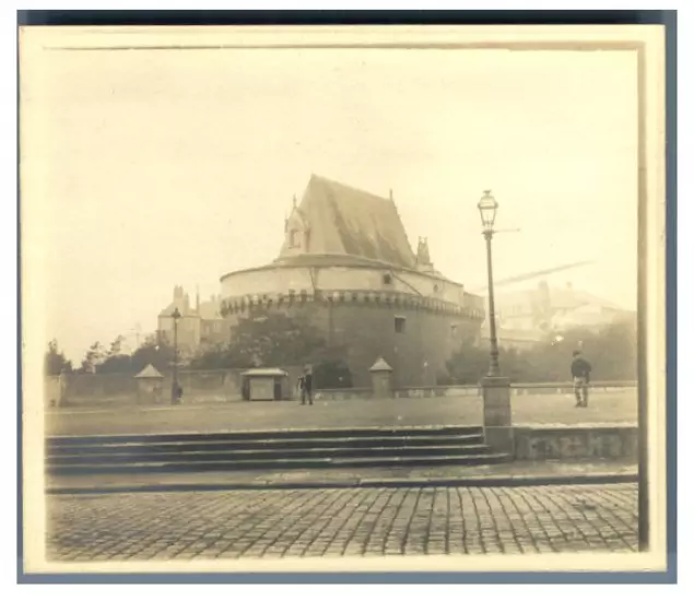 France, Nantes, Le Château de la Duchesse Anne  Vintage silver print Tirage