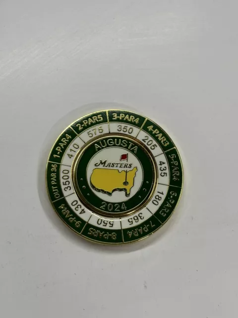 The Masters 2024 Magnetic Golf Ball Marker 2