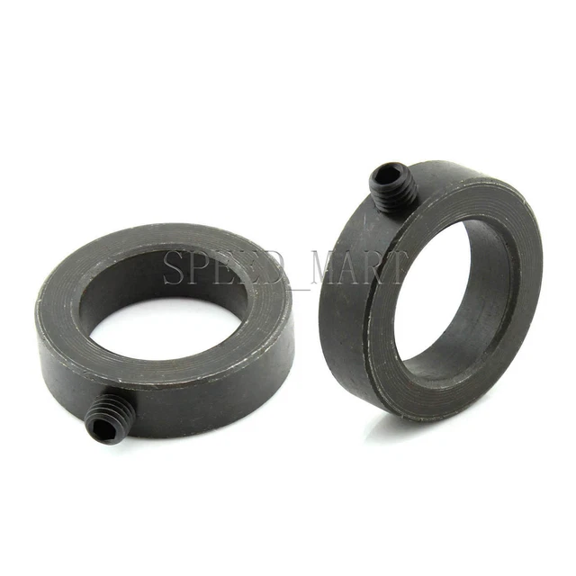 2x Split Ring Drill Stop Collars Set Exact Hole Depth Brad Point Bits 45x65x14mm