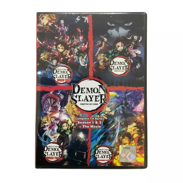 Demon Slayer: Kimetsu No Yaiba Season 1-3 (1-55 End) +Mugen Movie English  Dubbed DVD 