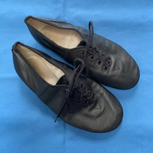 Bloch Black Leather Jazz Dance Shoes - Size 5½ (Adult)