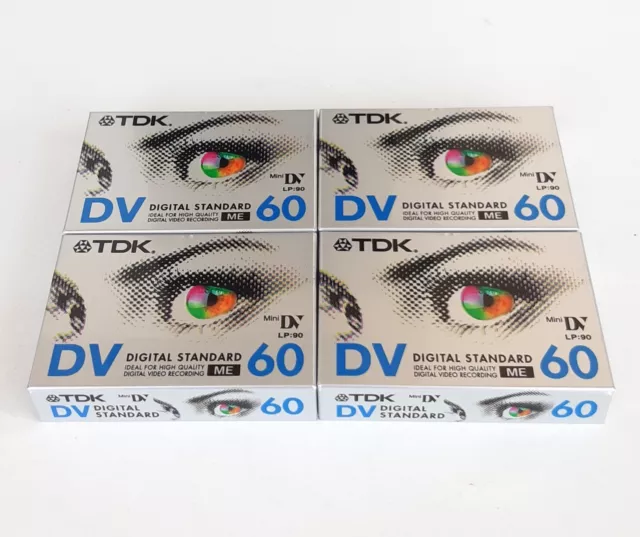 Cassette Video Mini DV TDK - 2 Vergini Sigillate - 2 Camcorder Kassetten