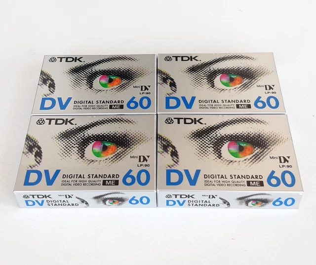 Cassette Video Mini DV TDK - 2 Vergini Sigillate - 2 Camcorder Kassetten