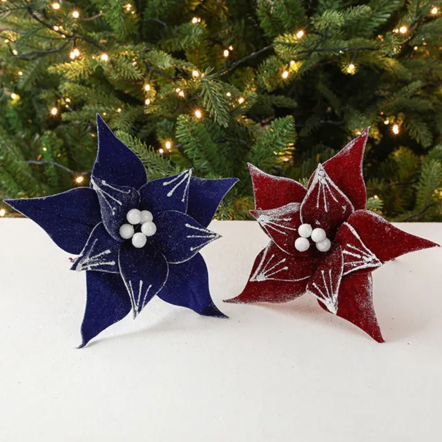 Create a Magical Christmas with Sparkling Flower Ideal for Festive Decor