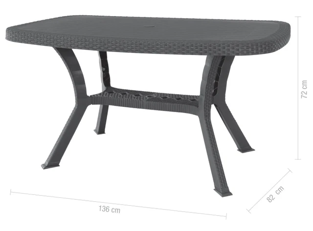 PAFEN Set Da Giardino 2 In 1 – Vaso Fiori Effetto Rattan Con Inserto Da 37L, 2 Pezzi, Colore Bianco